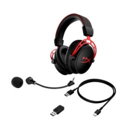 HyperX Casque gaming sans fil Cloud Alpha (noir-rouge) Casque gaming sans fil HyperX Cloud Alpha (noir-rouge)  (4P5D4AA)
