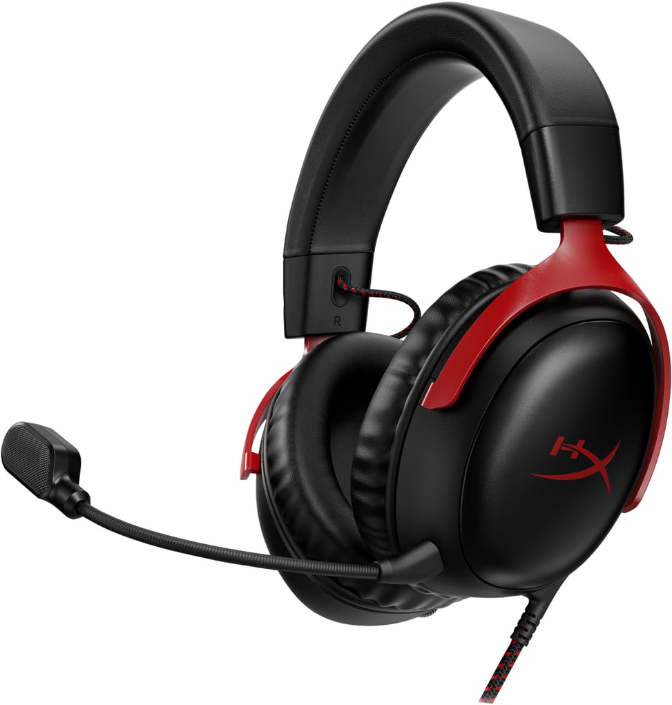 HyperX Cloud III — Casque de jeu (noir/rouge) HyperX Cloud III — Casque de jeu (noir/rouge)  (727A9AA) — image 3