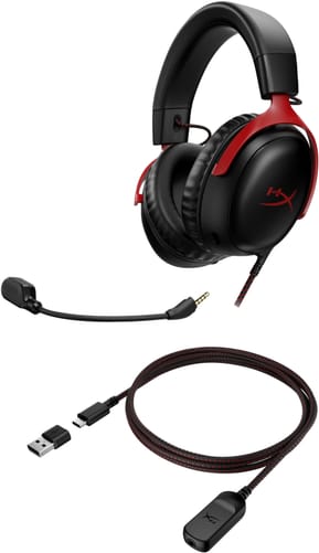 HyperX Cloud III — Casque de jeu (noir/rouge) HyperX Cloud III — Casque de jeu (noir/rouge) (727A9AA) — image 6