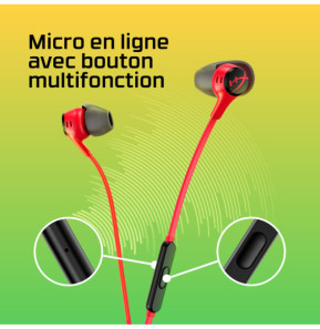 HyperX Écouteurs Cloud II RED Écouteurs HyperX Cloud II RED  (705L8AA)