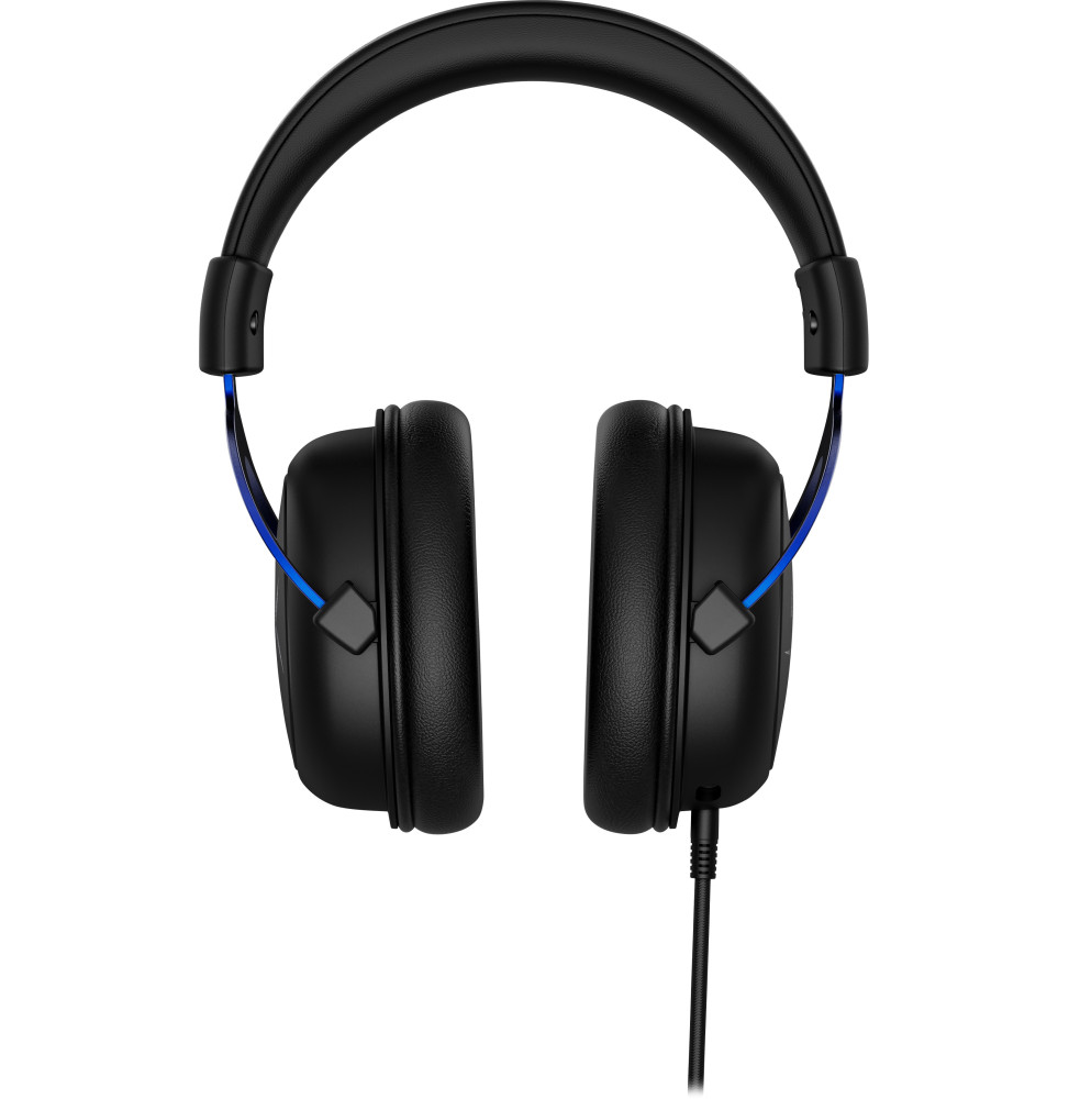 HyperX Cloud - Casque pour gaming - PS5-PS4 (noir-bleu) HyperX Cloud - Casque pour gaming - PS5-PS4 (noir-bleu)  (4P5H9AM)