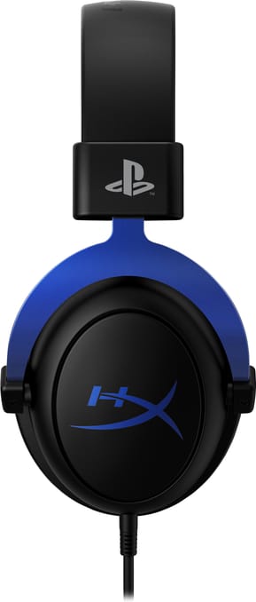 HyperX Cloud - Casque pour gaming - PS5-PS4 (noir-bleu) HyperX Cloud - Casque pour gaming - PS5-PS4 (noir-bleu) (4P5H9AM) — image 3