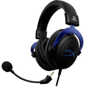 HyperX Cloud - Casque pour gaming - PS5-PS4 (noir-bleu) HyperX Cloud - Casque pour gaming - PS5-PS4 (noir-bleu)  (4P5H9AM)