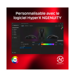 HyperX Pulsefire Haste 2 - Souris gaming (blanc) HyperX Pulsefire Haste 2 - Souris gaming (blanc)  (6N0A8AA)