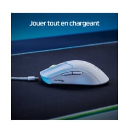 HyperX Pulsefire Haste 2 - Souris sans fil gaming (blanc) HyperX Pulsefire Haste 2 - Souris sans fil gaming (blanc)  (6N0A9AA)
