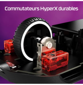 HyperX Pulsefire Haste 2 - Souris sans fil gaming (blanc) HyperX Pulsefire Haste 2 - Souris sans fil gaming (blanc)  (6N0A9AA)