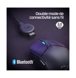 HyperX Pulsefire Haste 2 - Souris sans fil gaming (blanc) HyperX Pulsefire Haste 2 - Souris sans fil gaming (blanc)  (6N0A9AA)