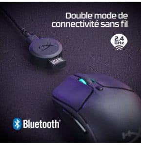 HyperX Pulsefire Haste 2 - Souris sans fil gaming (blanc) HyperX Pulsefire Haste 2 - Souris sans fil gaming (blanc)  (6N0A9AA)