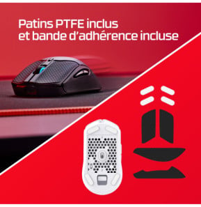 HyperX Pulsefire Haste 2 - Souris sans fil gaming (blanc) HyperX Pulsefire Haste 2 - Souris sans fil gaming (blanc)  (6N0A9AA)