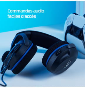 HyperX Casques gamer Cloud Stinger 2 Core PS noirs Casques gamer HyperX Cloud Stinger 2 Core PS noirs  (6H9B6AA)