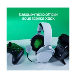 HyperX Casques gamer CloudX Stinger 2 Core Xbox blancs Casques gamer HyperX CloudX Stinger 2 Core Xbox blancs  (6H9B7AA)