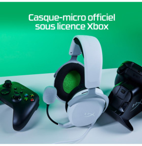 HyperX Casques gamer CloudX Stinger 2 Core Xbox noirs Casques gamer HyperX CloudX Stinger 2 Core Xbox noirs  (6H9B8AA)