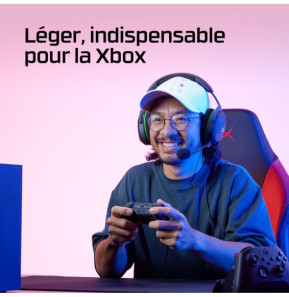 HyperX Casques gamer CloudX Stinger 2 Core Xbox noirs Casques gamer HyperX CloudX Stinger 2 Core Xbox noirs  (6H9B8AA)