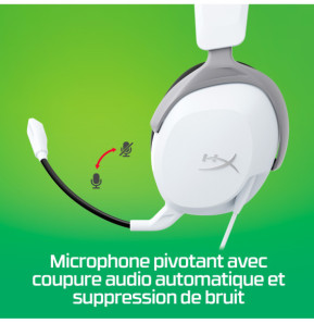 HyperX Casques gamer CloudX Stinger 2 Core Xbox noirs Casques gamer HyperX CloudX Stinger 2 Core Xbox noirs  (6H9B8AA)