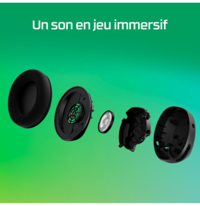 HyperX Casques gamer CloudX Stinger 2 Core Xbox noirs Casques gamer HyperX CloudX Stinger 2 Core Xbox noirs  (6H9B8AA)