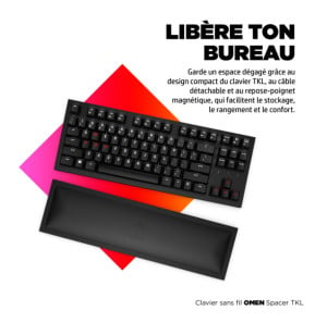 HP Clavier TKL sans fil OMEN Spacer Clavier TKL sans fil OMEN Spacer  (9BU31AA)