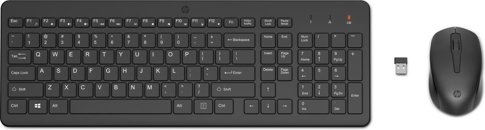 HP 330 Wireless Keyboard and Mouse Combo - AZERTY (2V9E6AA) — image 1