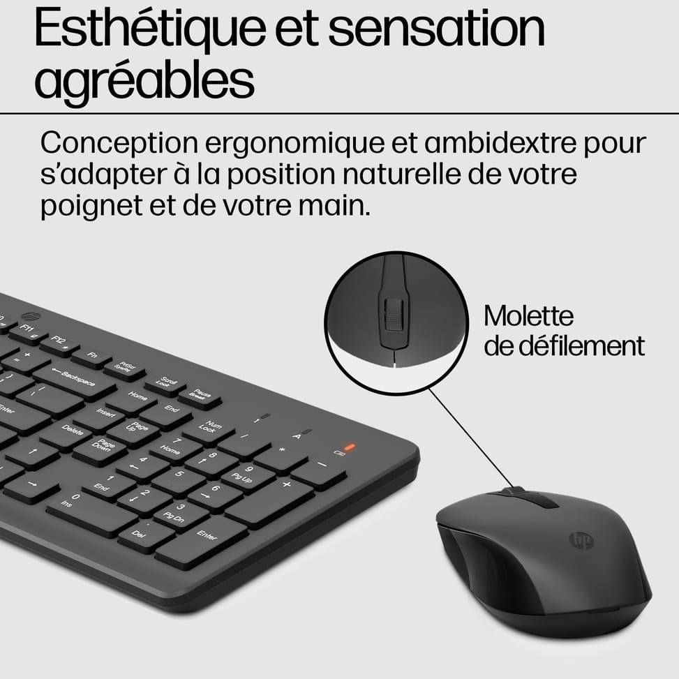 HP Ensemble combiné clavier et souris sans fil 330 - AZERTY  (2V9E6AA) — image 10