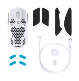 HyperX Pulsefire Haste - Souris sans fil pour gaming (blanche) (4P5D8AA)