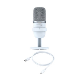 HyperX SoloCast - USB Microphone (White) Blanc Microphone de console de jeu (519T2AA)