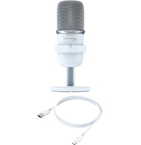 HyperX SoloCast - USB Microphone (White) Blanc Microphone de console de jeu (519T2AA)