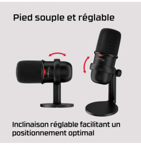 HyperX SoloCast - USB Microphone (White) Blanc Microphone de console de jeu (519T2AA)