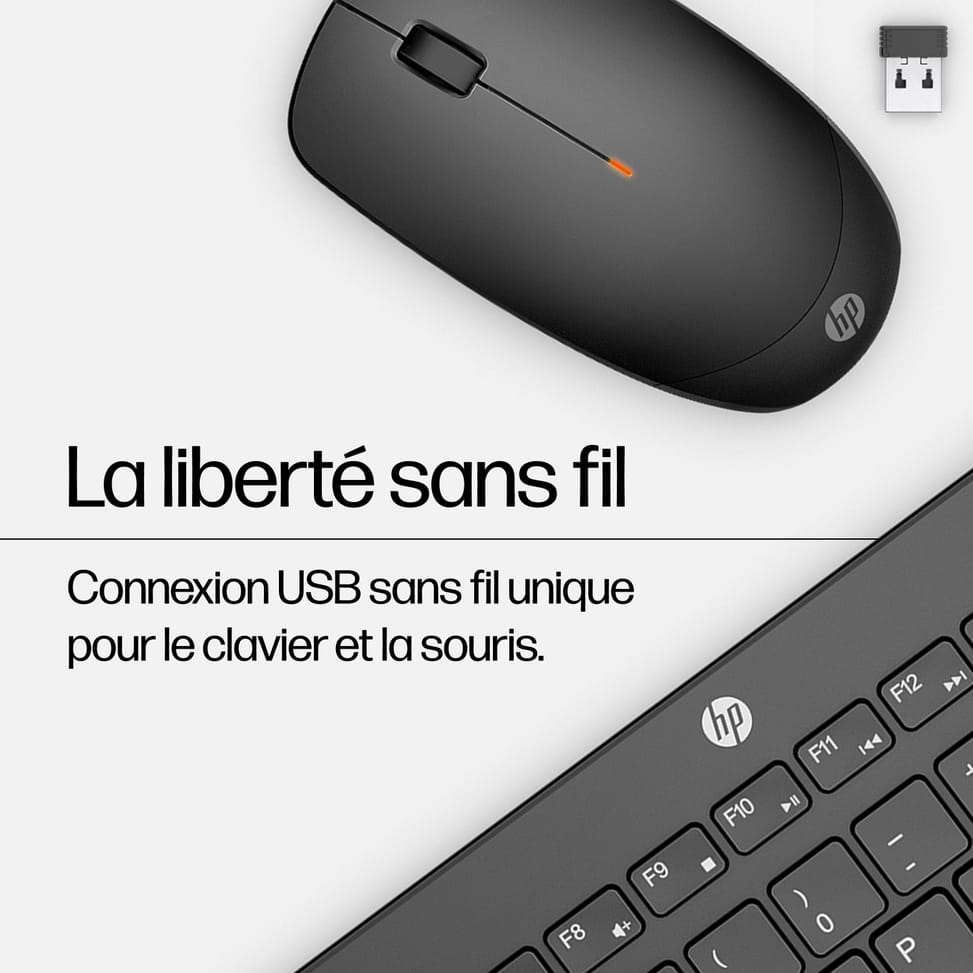 HP Ensemble clavier et souris sans fil 230 Ensemble clavier et souris sans fil HP 230  (18H24AA) — image 5