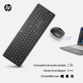 HP Ensemble clavier et souris sans fil 230 Ensemble clavier et souris sans fil HP 230 (18H24AA) — image 6
