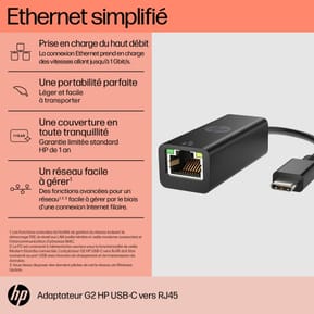 Adaptateur HP USB-C vers RJ45 G2 (4Z534AA) — image 6