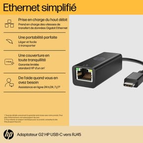 Adaptateur HP USB-C vers RJ45 G2 (4Z534AA) — image 7