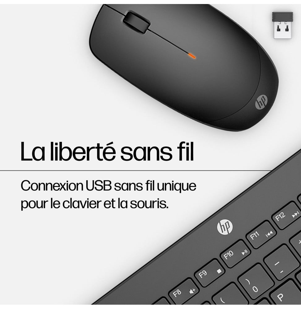 HP Ensemble clavier et souris sans fil 230 Ensemble clavier et souris sans fil HP 230  (3L1F0AA) — image 4