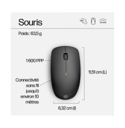 HP Ensemble clavier et souris sans fil 230 Ensemble clavier et souris sans fil HP 230  (3L1F0AA)