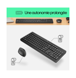 HP Ensemble clavier et souris sans fil 230 Ensemble clavier et souris sans fil HP 230  (3L1F0AA)