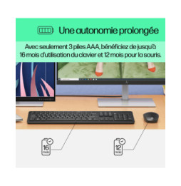 HP Ensemble clavier et souris sans fil 230 Ensemble clavier et souris sans fil HP 230  (3L1F0AA)