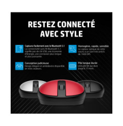 HP Souris Bluetooth argent vif 240 Souris Bluetooth argent vif HP 240  (43N04AA)