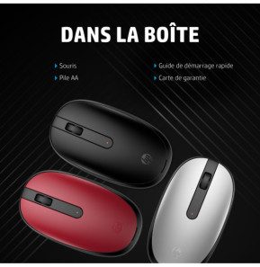 HP Souris Bluetooth argent vif 240 Souris Bluetooth argent vif HP 240  (43N04AA)