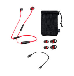 HyperX Écouteurs sans fil Cloud Buds (noir-rouge) Écouteurs sans fil HyperX Cloud Buds (noir-rouge)  (4P5H7AA)