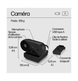 HP Webcam FHD 320 Webcam FHD HP 320  (53X26AA)