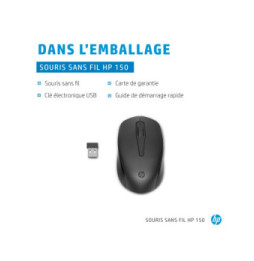 HP Souris sans fil 150 Souris sans fil HP 150  (2S9L1AA)