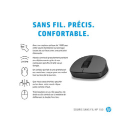 HP Souris sans fil 150 Souris sans fil HP 150  (2S9L1AA)