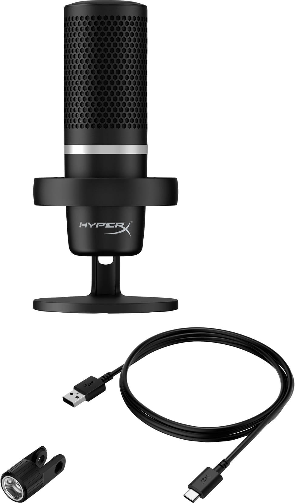 Microphone USB – Éclairage RGB HyperX DuoCast (4P5E2AA) — image 4