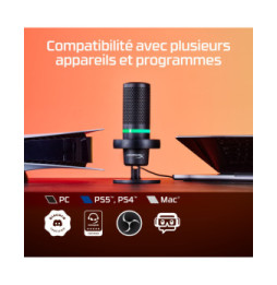 HyperX 4P5E2AA microphone Noir Microphone de console de jeu (4P5E2AA)
