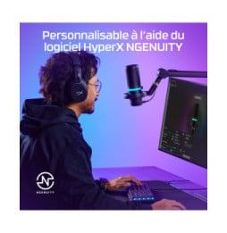 HyperX 4P5E2AA microphone Noir Microphone de console de jeu (4P5E2AA)