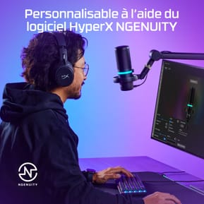 Microphone USB – Éclairage RGB HyperX DuoCast (4P5E2AA) — image 7