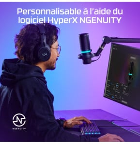 HyperX 4P5E2AA microphone Noir Microphone de console de jeu (4P5E2AA)