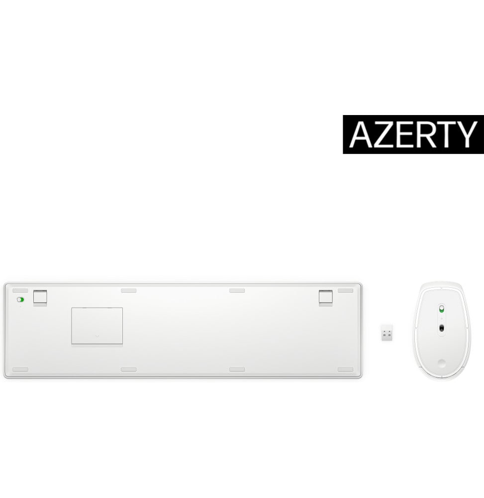 HP 650 Wireless Keyboard and Mouse Combo, White (4R016AA) — image 4