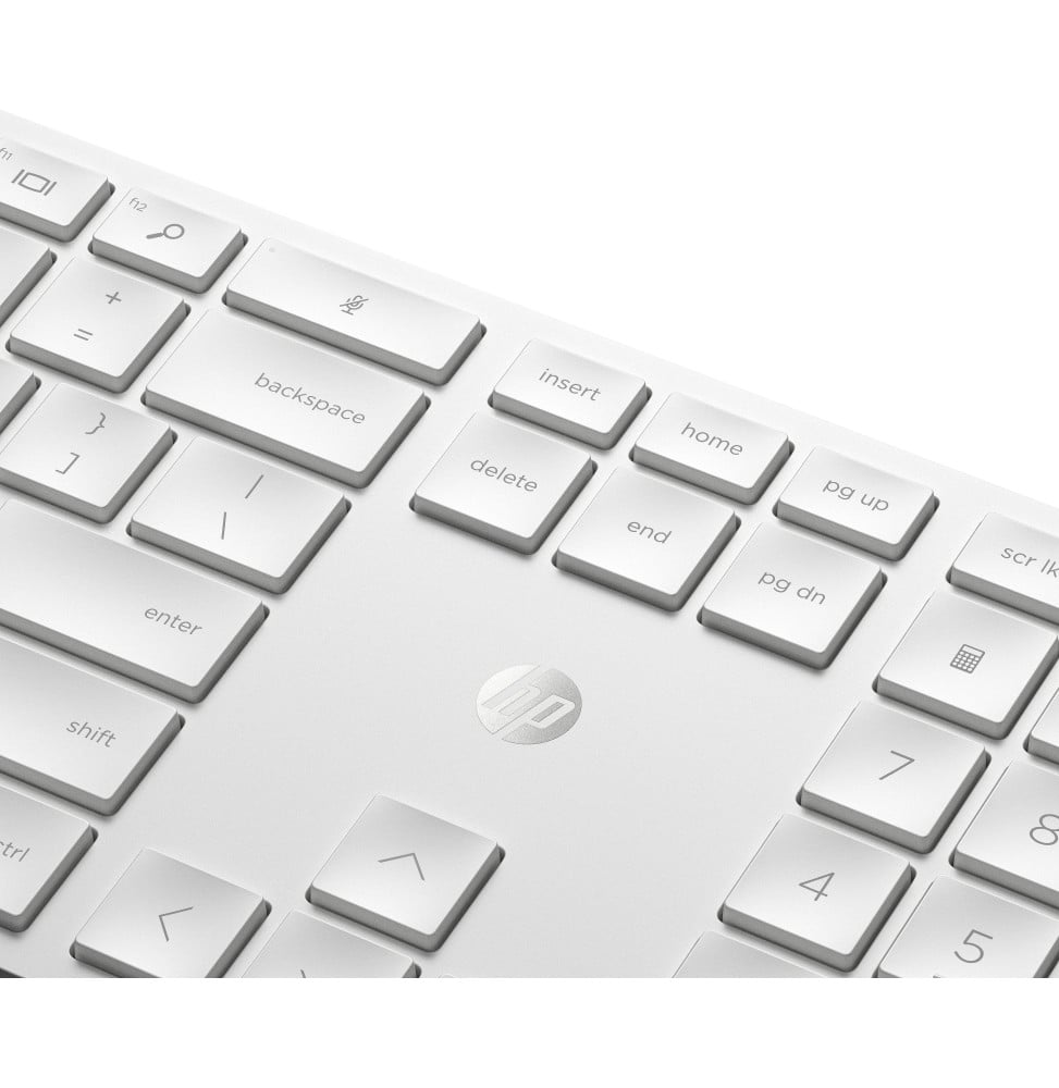 Ensemble clavier et souris sans fil HP 650 blanc (4R016AA) – vue 5