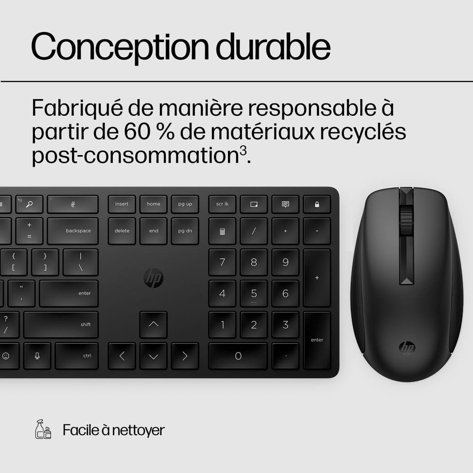 HP Ensemble clavier et souris sans fil 650 Ensemble clavier et souris sans fil HP 650 (4R016AA) — image 6