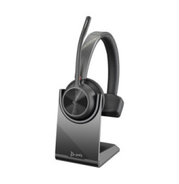 POLY Micro-casque Voyager 4310 certifié Microsoft Teams + dongle BT700 + base de chargement (77Y93AA)