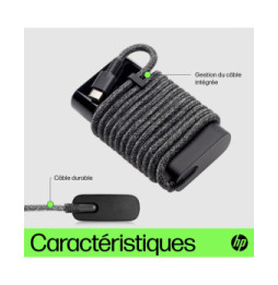 HP Chargeur pour ordinateur portable USB-C 65 W Chargeur pour ordinateur portable HP USB-C 65 W  (671R2AA)